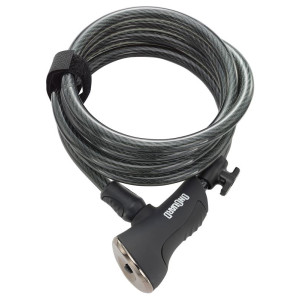 Замок ONGUARD Doberman спиральный трос 185см х 12мм. черный