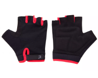 Перчатки Green Cycle Frida 2 Feminine без пальцев черно-малиновые